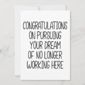 Dのおもしろい採用を同僚に祝う シーズンカード (正面)