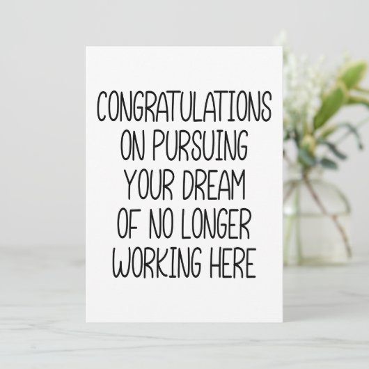 Dのおもしろい採用を同僚に祝う シーズンカード (スタンド正面)