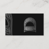 Dのケルト人のモノグラム 名刺 (裏面)