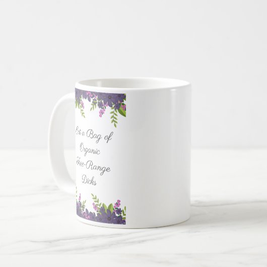 Dのマグのバッグを食べて下さい コーヒーマグカップ (正面左)