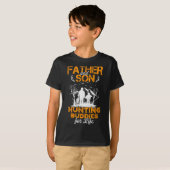 Dのライフギフトのための父と息子の狩りの仲間 Tシャツ (正面フル)