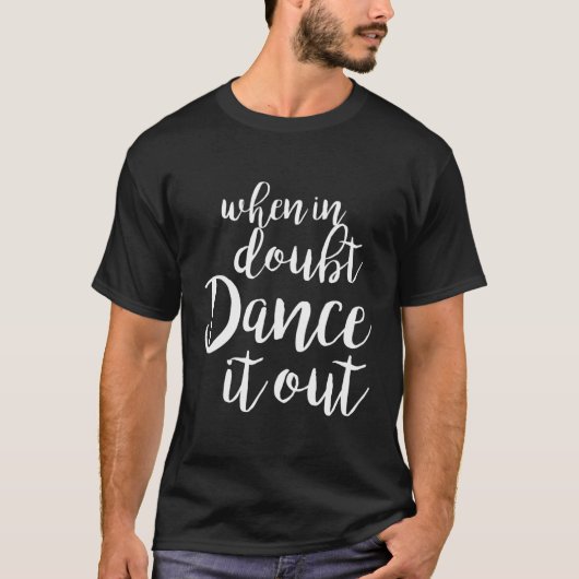 Dの可愛いダンスシャツとダンスギフトを踊る Tシャツ (正面)