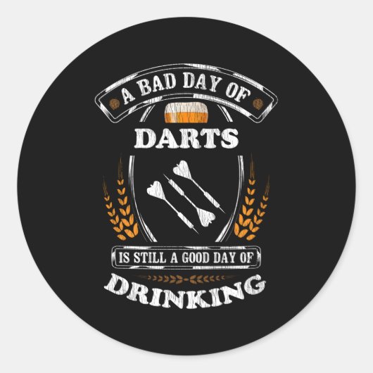 Dの悪い日はまだ飲む日である ラウンドシール (正面)