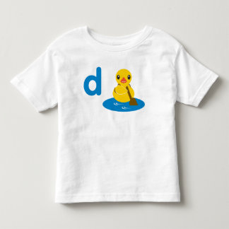Dはアヒルのためです トドラーTシャツ
