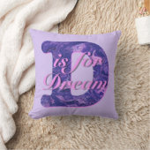 Dはデザイン紫抽象芸術 クッション (ブランケット)