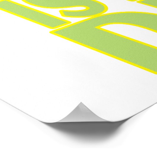 Dはドラゴン文字abc漫画 ポスター (角)