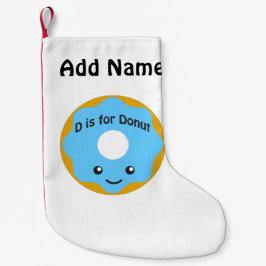Dはドーナツ用 スモールクリスマスストッキング