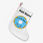 Dはドーナツ用 スモールクリスマスストッキング (正面 (吊り時))