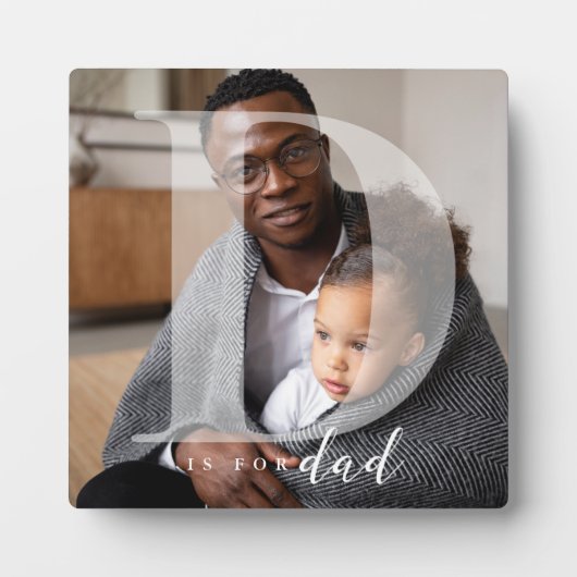 Dはパパ父ミニマルの日の写真記念のために フォトプラーク (正面)