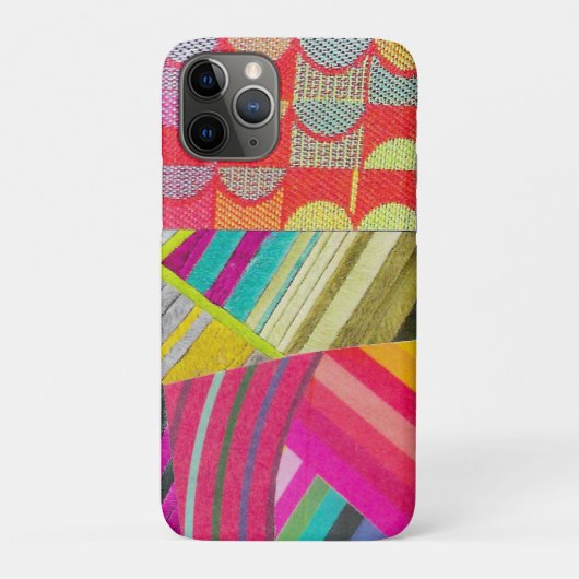 Dは対角線と曲線のコラージュ Case-Mate iPhoneケース (裏)