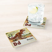 Dは恐竜のためです ガラスコースター (アングル)