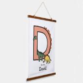 Dは恐竜..... 吊り下げ型タペストリー (傾斜あり)