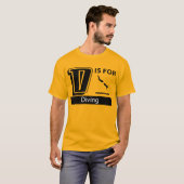 Dは潜水用 Tシャツ (正面フル)