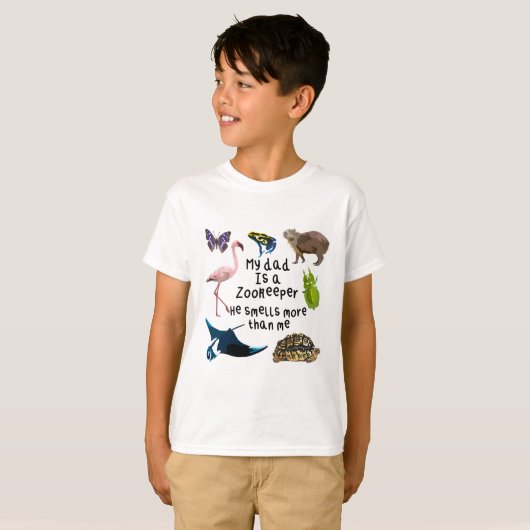 DはDaddy Zookeeperのために Tシャツ (正面フル)