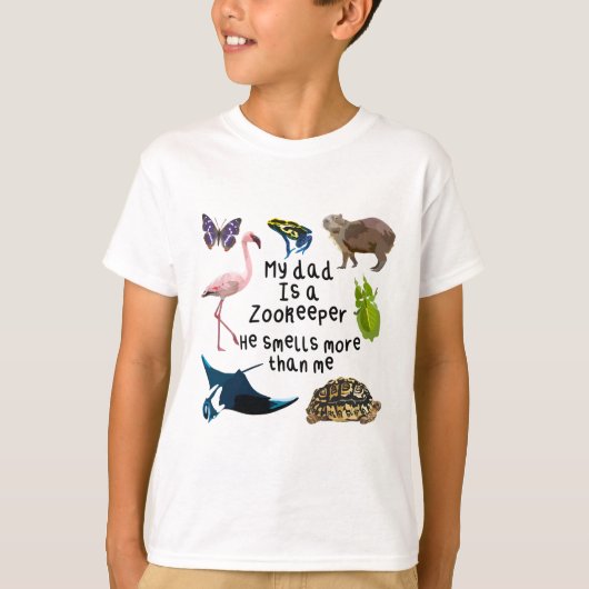 DはDaddy Zookeeperのために Tシャツ (正面)