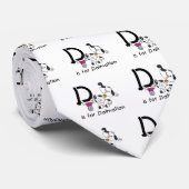 DはDalmationのTシャツおよびギフトのためです ネクタイ (ロール)