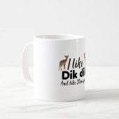DはDik Dik用 コーヒーマグカップ (正面左)