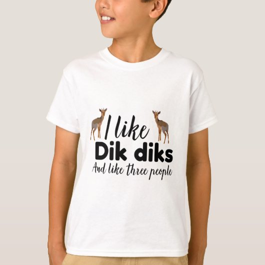 DはDik Dik用 Tシャツ (正面)
