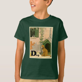 DはDog - Golden Retriever and Terier用 Tシャツ