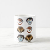 DはDouc Langur Monkey用 コーヒーマグカップ (中央)