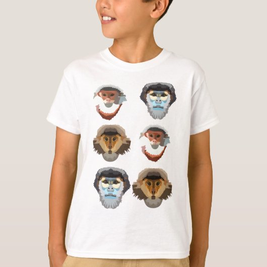 DはDouc Langur Monkey用 Tシャツ (正面)