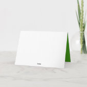 Dイニシャルコレクションバー（ユダヤ教の）バル・ミツバーサンキューカード サンキューカード (裏面)