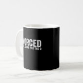 Dカップルの贈り物を探おもしろいし求める コーヒーマグカップ (正面左)