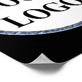 Dクリスマスギフトの斬新なアイデアロゴベイビー ポスター (角)