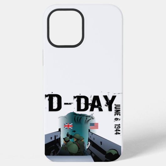 Dデイ 1944年6月6日 iPhoneケース (裏面)