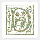 Dフローラ華美モノグラム スクエアシール (正面)