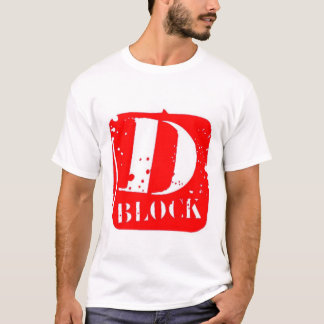 Dブロックの赤か白 Tシャツ
