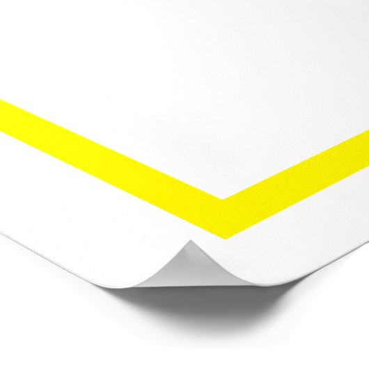 Dポスター（黄色） ポスター (角)