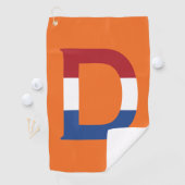 DモノグラムがNLDフラグ上またはgtcnt上にオーバーレイ ゴルフタオル (インサイチュ)