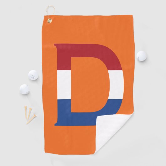 DモノグラムがNLDフラグ上またはgtcnt上にオーバーレイ ゴルフタオル (インサイチュ)