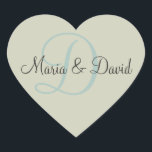 Dモノグラムハートシール |封筒用シール ハートシール<br><div class="desc">Dモノグラムハートシール |封筒用シールの砂の色のハートとパティナグリーンカラーモノグラムとチョコレートブラウン名文字。結婚式招待状封筒の背面に最適または日付エンベロープの販売。また、サンキューカード封筒の裏に貼り付け、休日や特別な機会に贈り物に貼り付けることもできます。これらのハートシールは、ハートと文字の色を変更することによって完全にカスタマイズ可能である。よりパーソナルなハートの背景色の代わりに、これらのtouchに写真を追加する。</div>