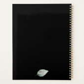 Dモノグラムフローラパーソナライズされたプランナー プランナー手帳 (裏面)