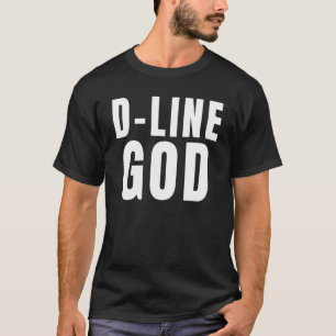 Dライン神サッカー防衛ラインマンDL DラインPl Tシャツ