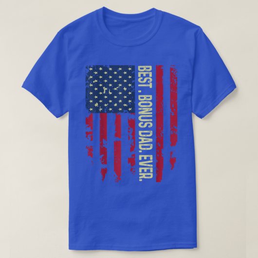 D上最高のの義理の父のためのメンズボーナス父のパパ Tシャツ (デザイン正面)