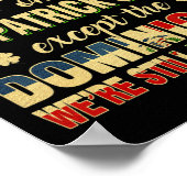 D以外は誰もがアイルランドの聖パトリックの日だ ポスター (角)