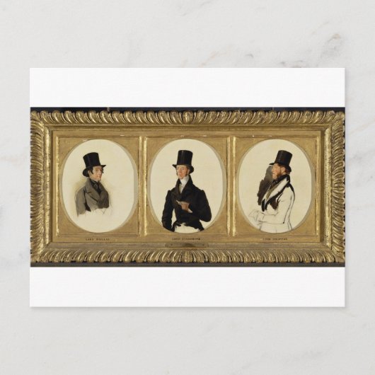 D卿エグリントン卿ポートレートのための勉強 ポストカード (正面)