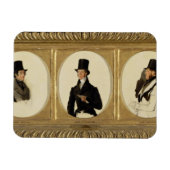 D卿エグリントン卿ポートレートのための勉強 マグネット (横)