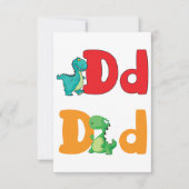 D恐竜招待状 招待状 (正面)