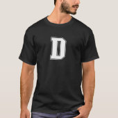 D文字 Tシャツ (正面)
