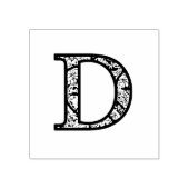 D照明付きモノグラムウッドアートスタンプ ラバースタンプ (インプリント)