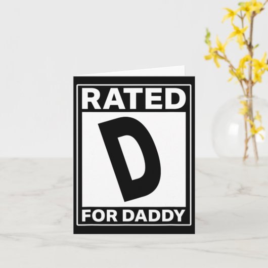 D父おもしろい父の日 カード (黄色い花)