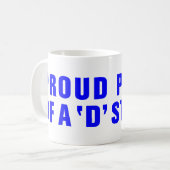 D誇りを持った学生の親 コーヒーマグカップ (正面左)