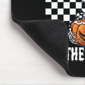 D骨のスケルトンのハロウィーンの衣装 マウスパッド (コーナー)