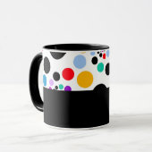 D01 - Tasse mit bunten Punkten マグカップ (正面左)