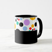 D01 - Tasse mit bunten Punkten マグカップ (正面右)