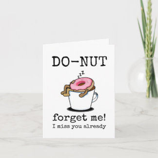 D0-Nut 忘れないで、私もうあなたがいなくて寂しいよ、さようなら カード